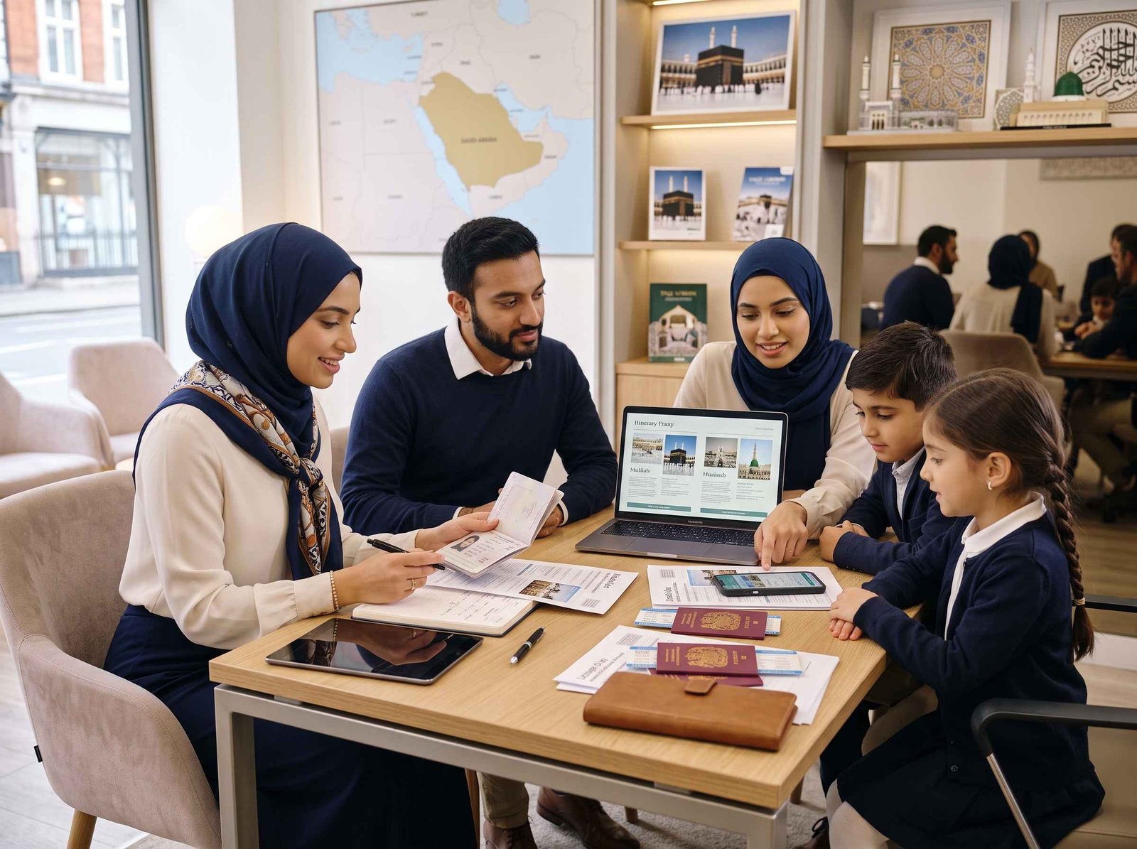 Preparing Saudi visa and Umrah travel documents in the UK