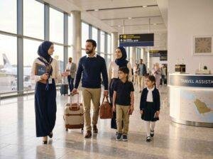 family going for Umrah from Uk