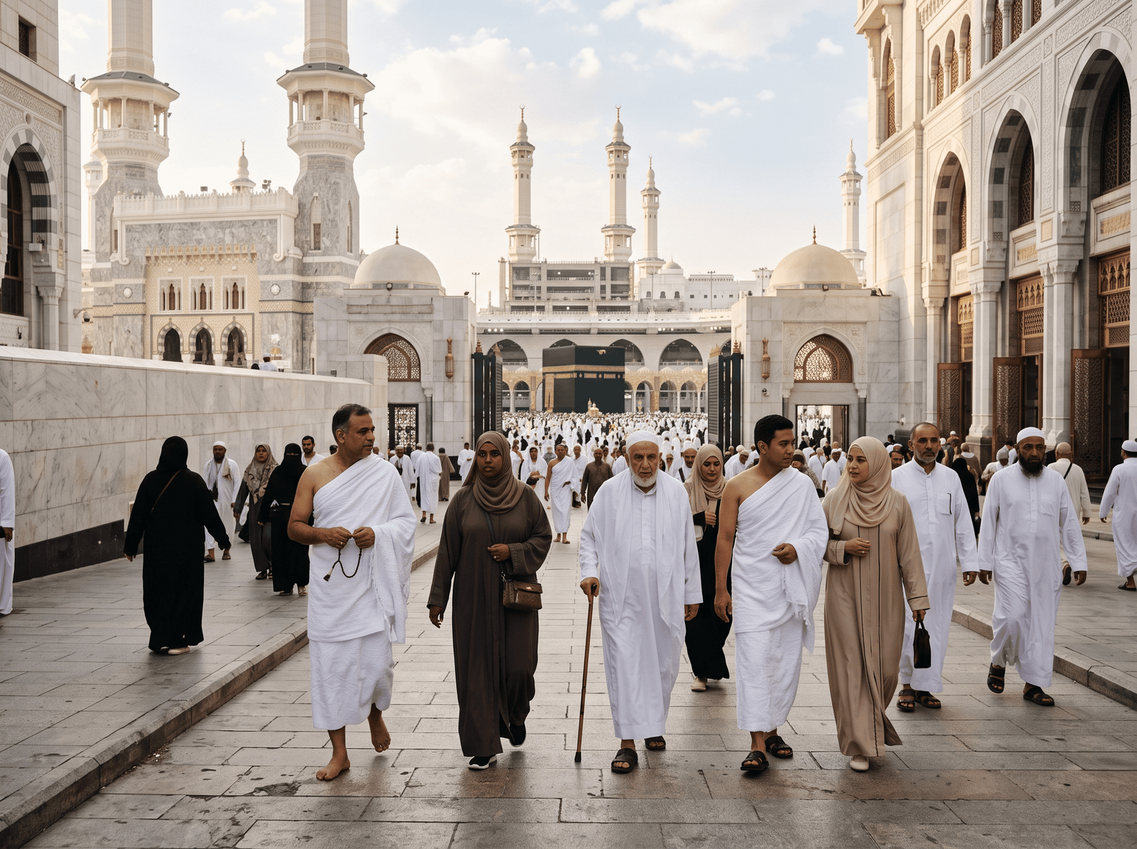 Group Umrah packages with guided departures for UK pilgrims